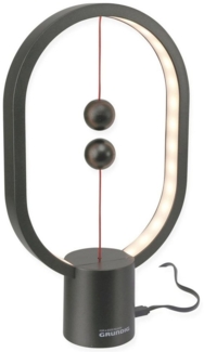 Tischlampe Grundig Schwarz Metall