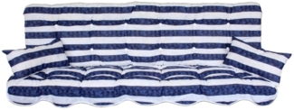 Kühnemuth Auflagekissen Auflagen Set für Hollywoodschaukeln Sitzkissen Auflage 180x50 Design