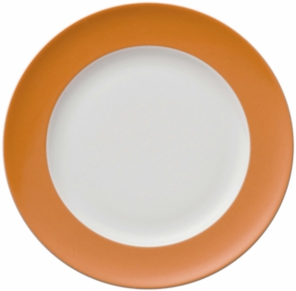 Thomas Sunny Day Frühstücksteller, Kuchenteller, Teller, Porzellan, Orange, Spülmaschinenfest, 22 cm, 10222