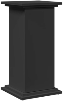 vidaXL Postament mit Stauraum, Holzwerkstoff, Schwarz, 31 x 30 x 60 cm