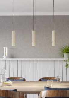 Eglo 3er Hängeleuchte Caminia sandfarben 77 x 110 cm GU10