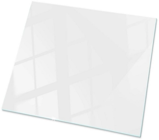 Tulup Tischplatte Tisch Glasplatte Ersatz Glatte weiße Farbe Ersatzplatte Glas