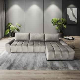 Beautysofa Ecksofa COSTA L, mit Schlaffunktion