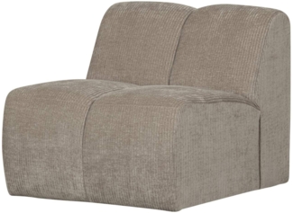 Modulsofa Mojo Flachcord Einzel-Element, Sand