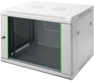 DIGITUS Wandgehäuse 19-; 7HE; Grau; 416,15 x 600 x 450