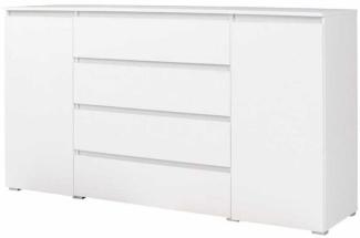 Kommode Sideboard Cosmos 184 x 41 x 97 cm weiß 2-türig