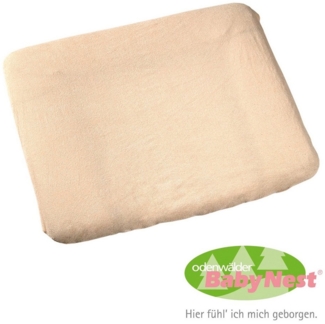 Odenwälder Wickelauflagenbezug Frottee beige, 75x85 cm