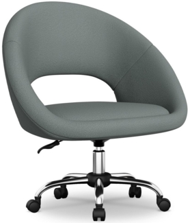 Hiazurm Bürostuhl Homeoffice Stuhl,Schminkstuhl mit Armlehnen,Drehstuhl, Atmungsaktiver, für Schminktisch,Arbeitszimmer, Schlafzimmer