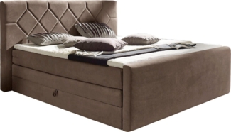 Places of Style Boxspringbett Atlanta, inklusive Topper und Bettkasten
