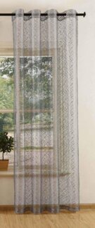 Gardinenbox Gardine, Ösen (1 St), transparent, Polyester, Netz Struktur Netzvorhang 203522