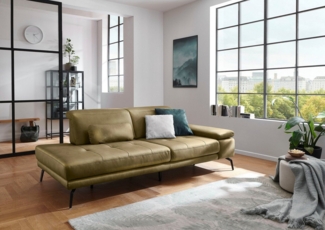 Die PlanBar Recamiere MP-IN20126 optional mit Drehsitzfunktion, Inkl. Kopfteilverstellung, Federkern oder Kaltschaumpolsterung