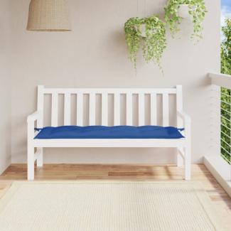 vidaXL Gartenbank-Auflage Blau 150x50x7 cm Oxford-Gewebe 314966