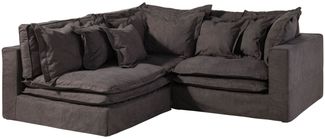 Ecksofa 238x234x90 dunkelgrau SYLT