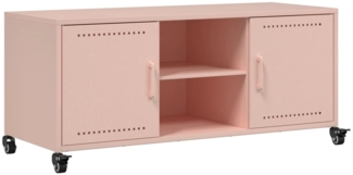 vidaXL TV-Schrank Rosa 100,5x39x43,5 cm Stahl 846663