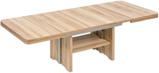 Funktionstisch Cantara höhenverstellbar und ausziehbar 140(190) x 80 x 56-75 Couchtisch massiv Kernbuche 16063