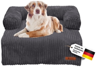 Belune Tiersofa Belune Sofaschutz Deluxe mit Bezug - Original Belune - Made in Germany, kleine, mittelgroße & Große Hunde, Made in Germany, waschbarer Bezug, verschiedene Größen und Farben, extra gemütlich