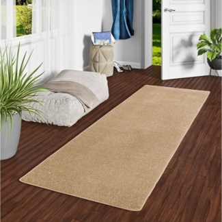 Snapstyle Läufer Hochflor Velours Läufer Teppich Luna, Rechteckig, Höhe: 16 mm