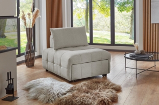 ATLANTIC home collection Sessel Fabio, Schlafsessel mit Sitztiefenverstellung