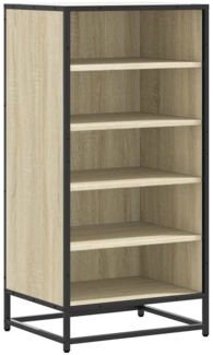 vidaXL Schuhregal Sonoma-Eiche 48x38x97,5 cm Holzwerkstoff 849205