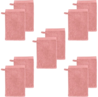 Erwin Müller Waschhandschuh Waschhandschuh "Heidenheim" 10er-Pack, Frottier, Walk-Frottier Uni