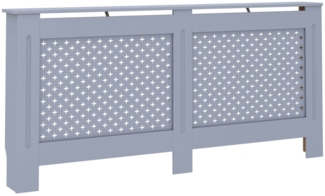 vidaXL Heizkörperverkleidung Anthrazit 172x19x81,5 cm MDF 288197