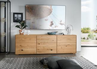 Sideboard hängend oder stehend 172cm 'Prag' Wildeiche geölt WZ-0546