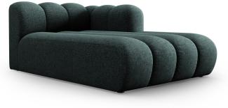 Micadoni Chaise Longue Lupine 2-Sitzer Rechts Chenille Petrol