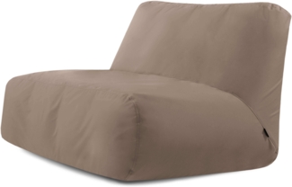 Sitzsack ‘Sofa Tube‘, Bezugstoff - Colorin, 100% Olefin, Taupe, 85x80x80 cm.