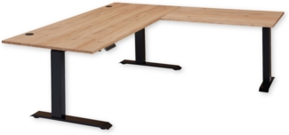 Winkelschreibtisch Sonos / Sonos 5202HU31 , Holzfarben , 185 x 0 x 177 cm