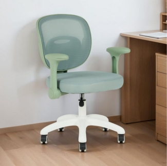 IDIMEX Drehstuhl AMELIA, Kinder Schreibtischstuhl ergonomisch höhenverstellbar grün
