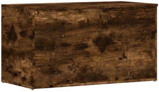 vidaXL Aufbewahrungstruhe Räuchereiche 84x42x46 cm Holzwerkstoff 815192