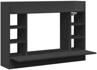 vidaXL Wand-Schreibtisch Schwarz 105x48x75 cm Holzwerkstoff 847969
