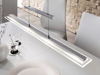 Fischer & Honsel 211224 Pendelleuchte Tenso TW 4-flammig LED Nickel matt chrom