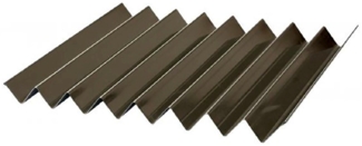 LARES Backblech 1090, Wolfzahnblech, Weißblech, aus robustem Weißblech, Made in Germany