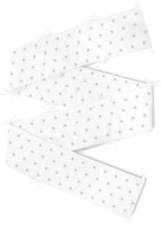 Amilian Bettnestchen Bettumrandung 420x30 cm für Babybett 140x70 cm geeignet (rundherum), (Nestchen, Kantenschutz), Bettausstattung