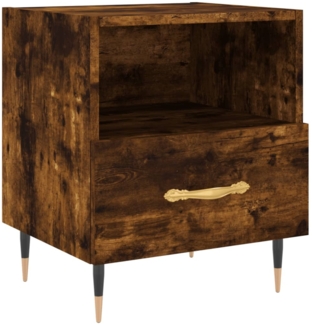 vidaXL Nachttisch Räuchereiche 40x35x47,5 cm Holzwerkstoff 827398