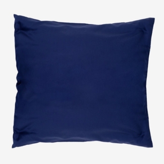 Wolkenfeld Kissenbezug Mako-Satin Baumwolle Kopfkissenbezug - Premium Kissenbezug, (1 Stück), Größe 80x80 und 40x80 cm, versteckter Reißverschluss