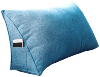 Coonoor Rückenkissen Lesekissen, Nackenrolle, Rückenstütze, dreieckiges Kissen mit Ecken, 1-tlg, großes Sofakissen, Kopfkissen, Rückenlehne