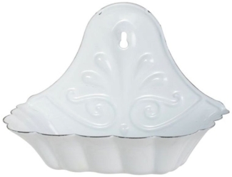 Ib Laursen - Wandseifenschale Seifenschale für die Wand Emaille Weiß 0427-11