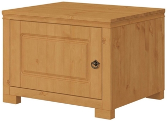 OTTO home Beistellschrank Gotland, Schrankmodulsystem, einzeln oder mit der Serie kombinierbar (H/B/T ca. 60/60/52 oder ca. 44/60/52) massive Kiefer, variabel einsetzbar, auch für Dachschrägen