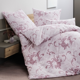 Janine Flanell Bettwäsche Chinchilla S 78068-01 Ornamente 135x200