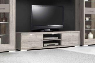 Lowboard TV-Unterschrank Sandeiche Cacoa Basalt 173cm