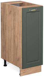 Apothekerschrank Fame-Line Grün-Gold Landhaus 30 cm ohne Arbeitsplatte Vicco