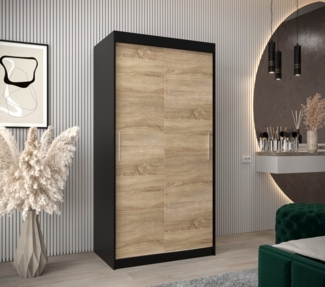 MOEBLO Schiebetürenschrank TORM (mit/ ohne Schubladen, Schwebetürenschrank Schrank Garderobe Schiebtüren Schlafzimmer Wohnzimmerschrank) (BxHxT):100/120/150/180/200/250x200x62 cm