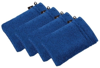 Vossen Waschhandschuh 4er Pack Waschhandschuh 22 x 16 cm Vienna Style Su, Frottier (Spar-Set, 4-St), Vegan