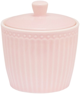 Greengate Zuckerdose Alice Pale Pink Steingut Rosa