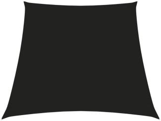 vidaXL Sonnensegel Oxford-Gewebe Trapezförmig 3/5x4 m Schwarz 135793