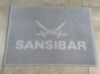 Sansibar Sylt Badematte Sansibar Badteppich "PEBBLE", 100% Baumwolle, edle Optik, Baumwolle, pflegeleicht, hochwertige Qualität, saugfähig