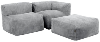 icon Sofa Modulares Ecksofa aus Kunstfell Flauschig „Zen“, Schaumstoff Füllung, für Wohnzimmer, für Schlafzimmer