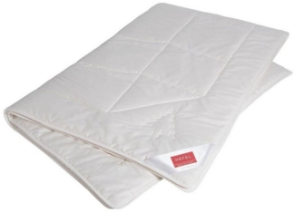 Hefel Naturhaarbettdecke Wellness Zirbe, Füllung: 100% Wolle (Schurwolle) mit Zirbenflocken, Bezug: Baumwolle